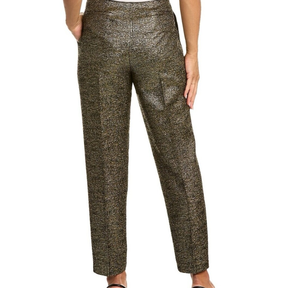 Lafayette 148 New York NWT Women's Gold VESTRY Pants, Size 4